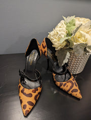 Valentino Leopard Print Kitten Heel