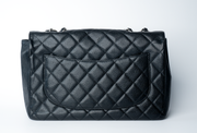 Chanel Caviar Quilted Jumbo Single Flap - Black