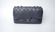 Chanel Lambskin Quilted Jumbo Single Flap- Anthracite