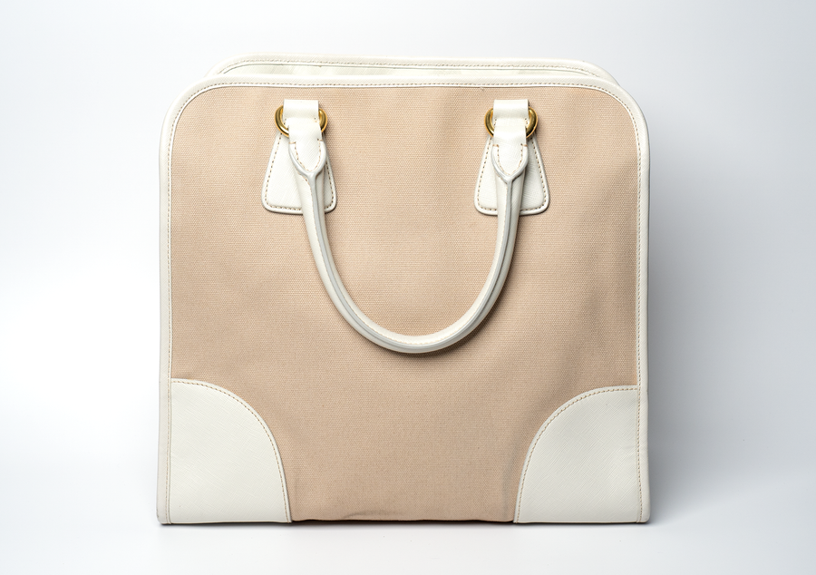 Prada Canapa Corda Tote Bag - White