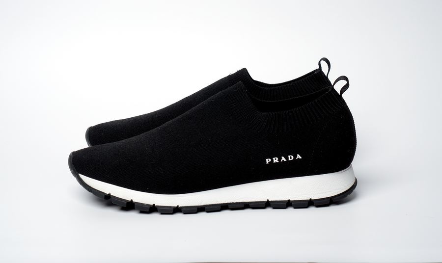 Prada Calzature Donna Sock Sneakers - Black