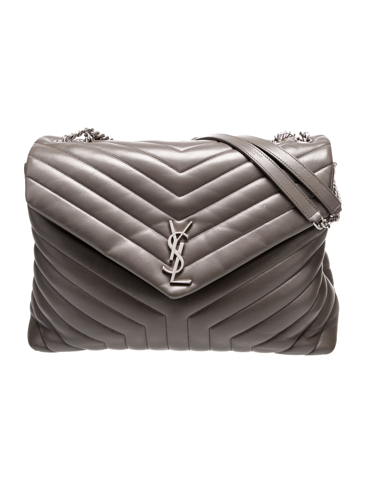 Saint Laurent Large Lou Lou -Grey