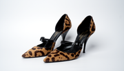 Valentino Leopard Print Kitten Heel