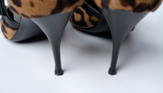 Valentino Leopard Print Kitten Heel