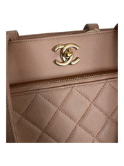 Caviar Quilted Large Business Affinity Shopping Bag