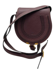 Chloe 
Calfskin Mini Marcie Round Crossbody Bag