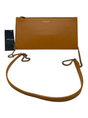 Yves Saint Laurent
Dark Yellow Leather Double Pouch on Chain Crossbody Bag