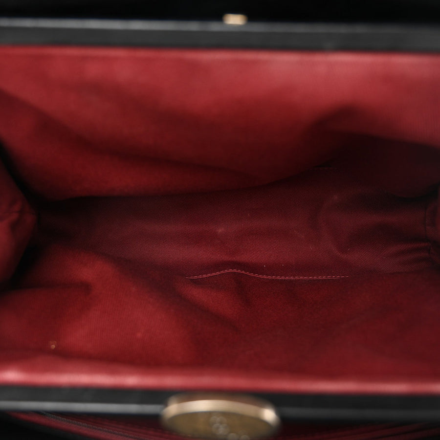 Chanel Aged Calfskin Leather Mademoiselle Bowling Bag