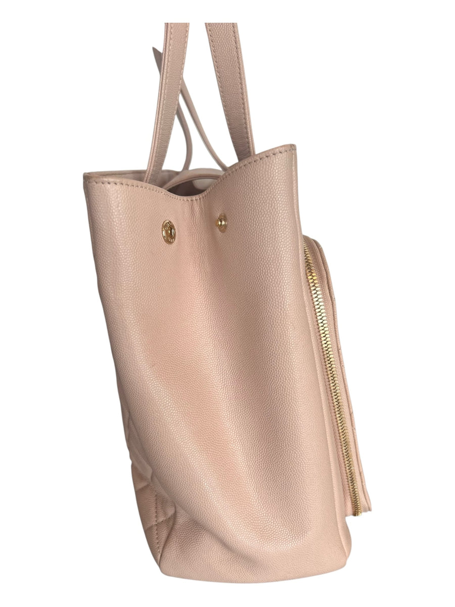 Caviar Quilted Large Business Affinity Shopping Bag