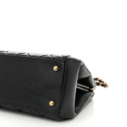 Chanel Aged Calfskin Leather Mademoiselle Bowling Bag