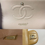 Chanel Lambskin Medium Classic Double Flap- Beige