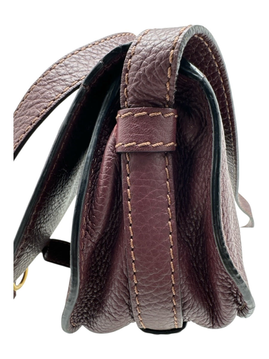 Chloe 
Calfskin Mini Marcie Round Crossbody Bag