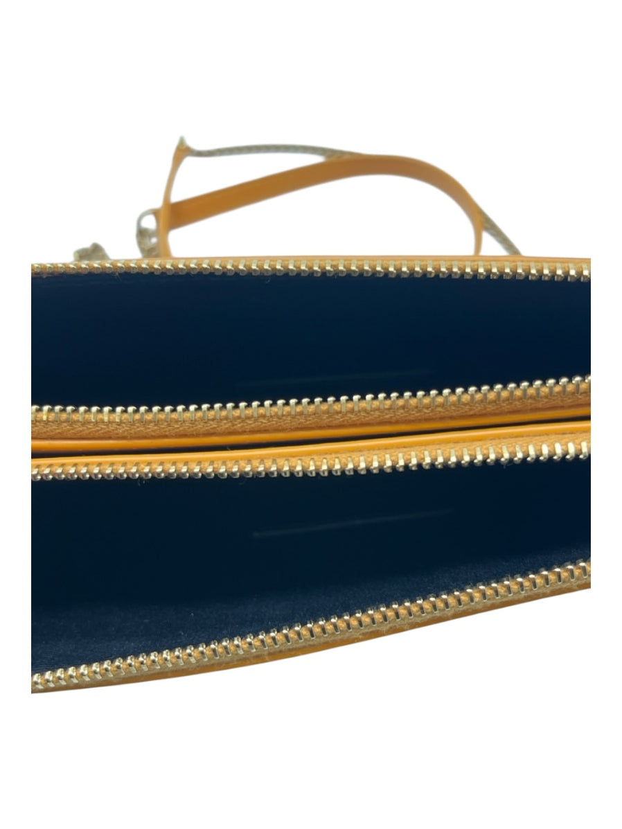 Yves Saint Laurent
Dark Yellow Leather Double Pouch on Chain Crossbody Bag